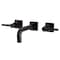 Kingston Brass KS6125DL Two-Handle Wall Mount Bathroom Faucet, Oil Rubbed Bronze KS6125DL - alternate 1